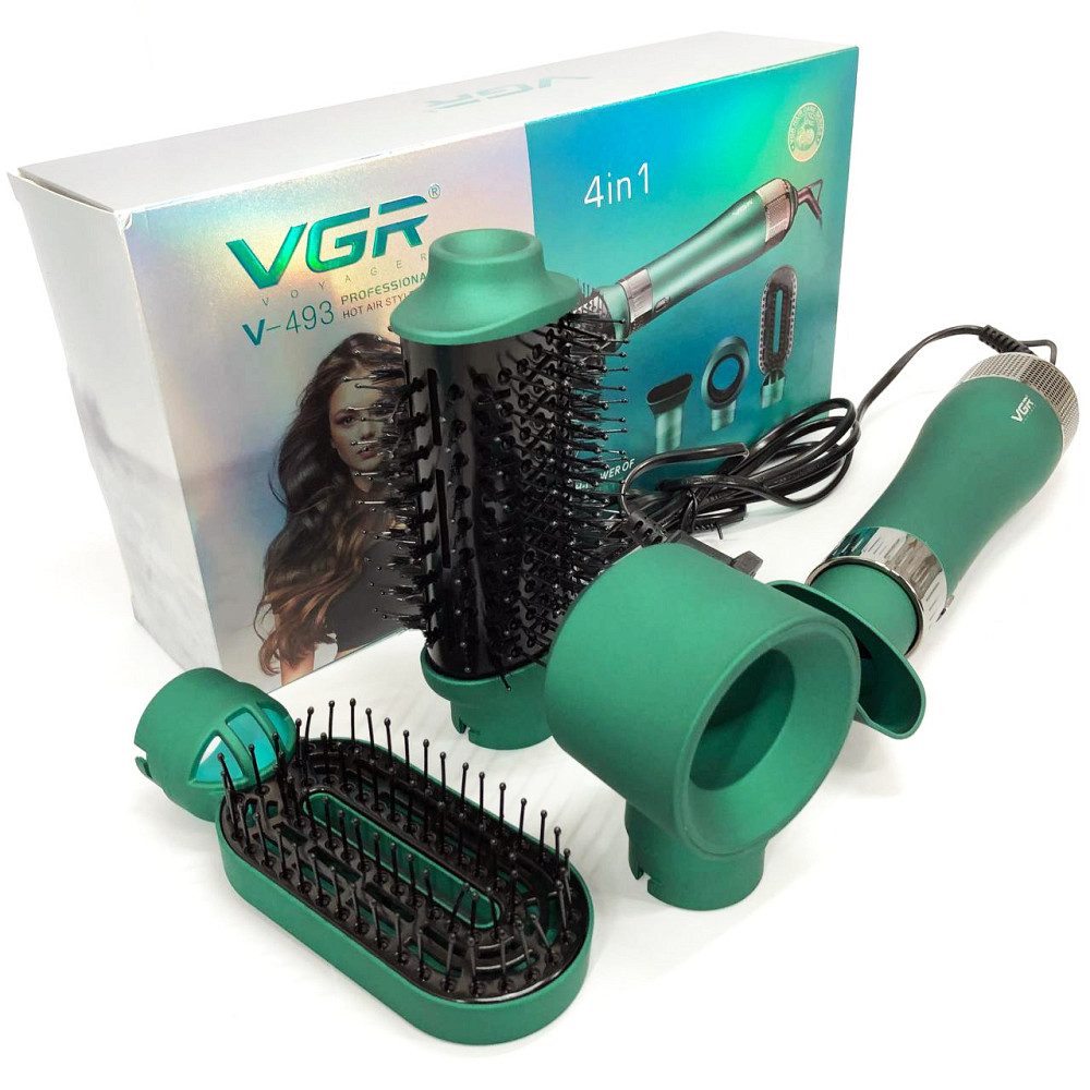 Фен для сушіння волосся з насадкою VGR, Фен з іонізацією для укладання Професійний оригінал OS-87 Київ - фото 16