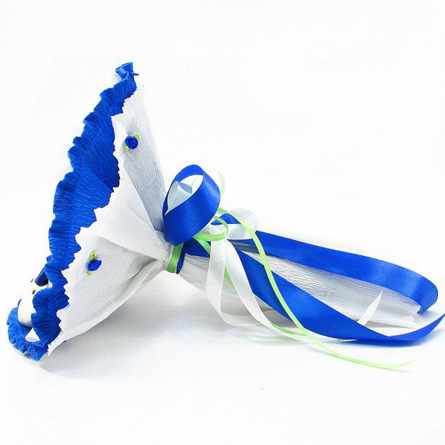 Букет з м'яких іграшок 5 ведмедиків 5290IT синій Вінниця - фото 3