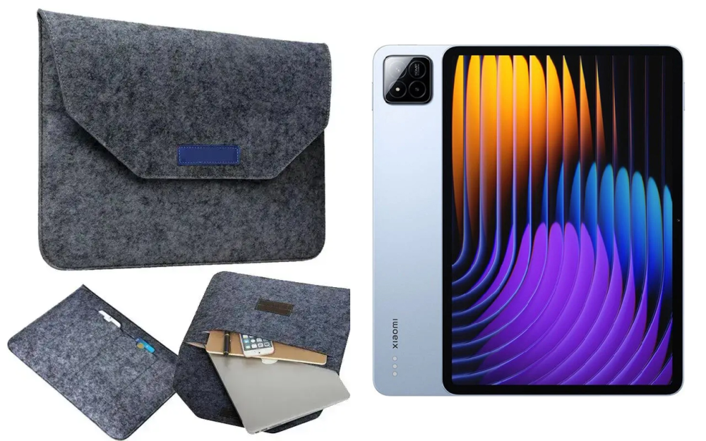Сумка Wool із войлока для планшета Xiaomi Pad 7, Xiaomi Pad 7 Pro Київ - фото 1