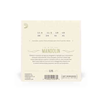 Струни для гітари D&apos;Addario Mandolin Phosphor Bronze Medium/Heavy (11.5-41) (EJ75) Вінниця