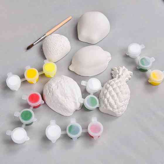 Набор для творчества Гипсовые раскраски: раскрась фрукты 30989 Винница