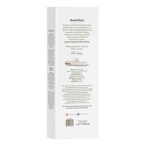 Вибратор для двойной стимуляции Silicone Vibrator 3 rotating functions and 7 licking functions Sex Aura Киев