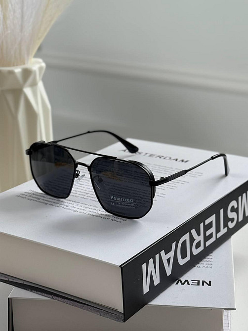 Стильні сонцезахисні окуляри унісекс POLARIZED з металевою оправою🔥 Київ - фото 4