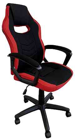 Офисное кресло руководителя Tehforward Pilot Tilt Черно-красный Киев