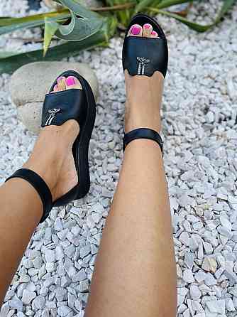 AVALON Босоніжки жіночі AVALON 707 чорні (літо, шкіра натуральна) (3787) Коломыя