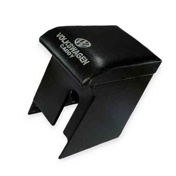 Підлокітник vw caddy 2004-2010 чорний з вишивкою (шкірозамінник) Мукачево