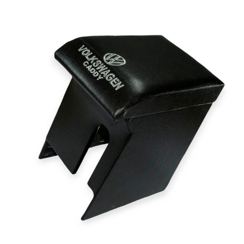 Підлокітник vw caddy 2004-2010 чорний з вишивкою (шкірозамінник) Мукачево - фото 1