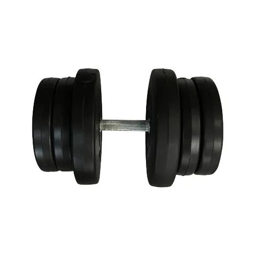 Гантель наборная композитная в пластиковой оболочке Rock Pro-R 21,5 кг NE-PL-R-021 Винница - изображение 1