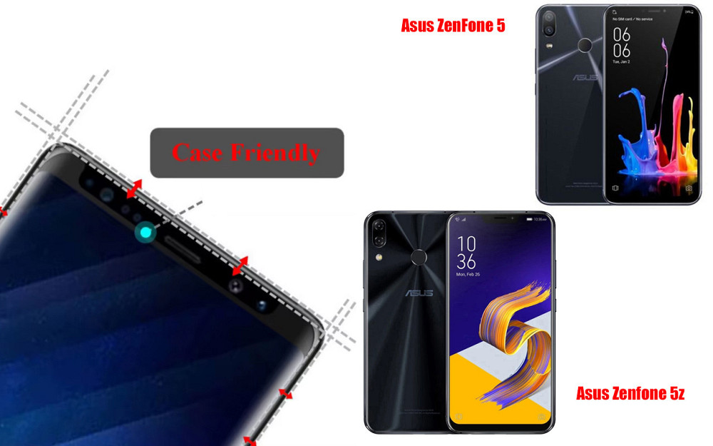 Захисне скло HyperGlass Pro для Asus ZenFone 5, Zenfone 5z – максимальна чутливість та захист Київ - фото 4