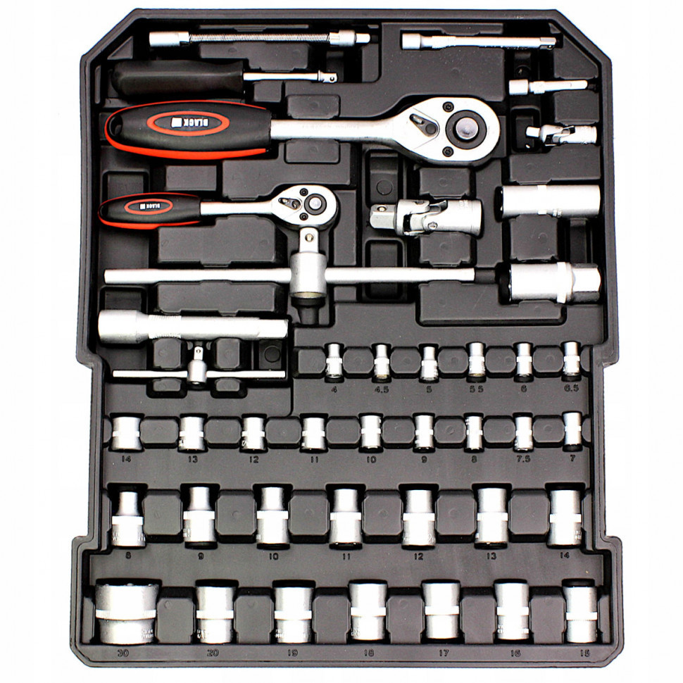 Набір інструментів MJ-599 599 предметів у валізі з колесами, ключі, тріскачки, біти, викрутки Одеса - фото 4