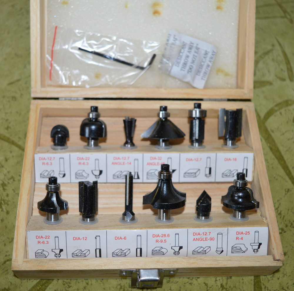 Набір фрез по дереву 12шт Полтава - фото 1