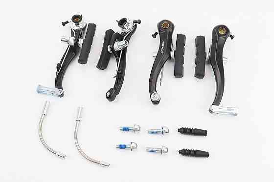 Гальмо V-brake 110мм (2 колеса), алюмінієве, чорне AR-Т210DG Киев