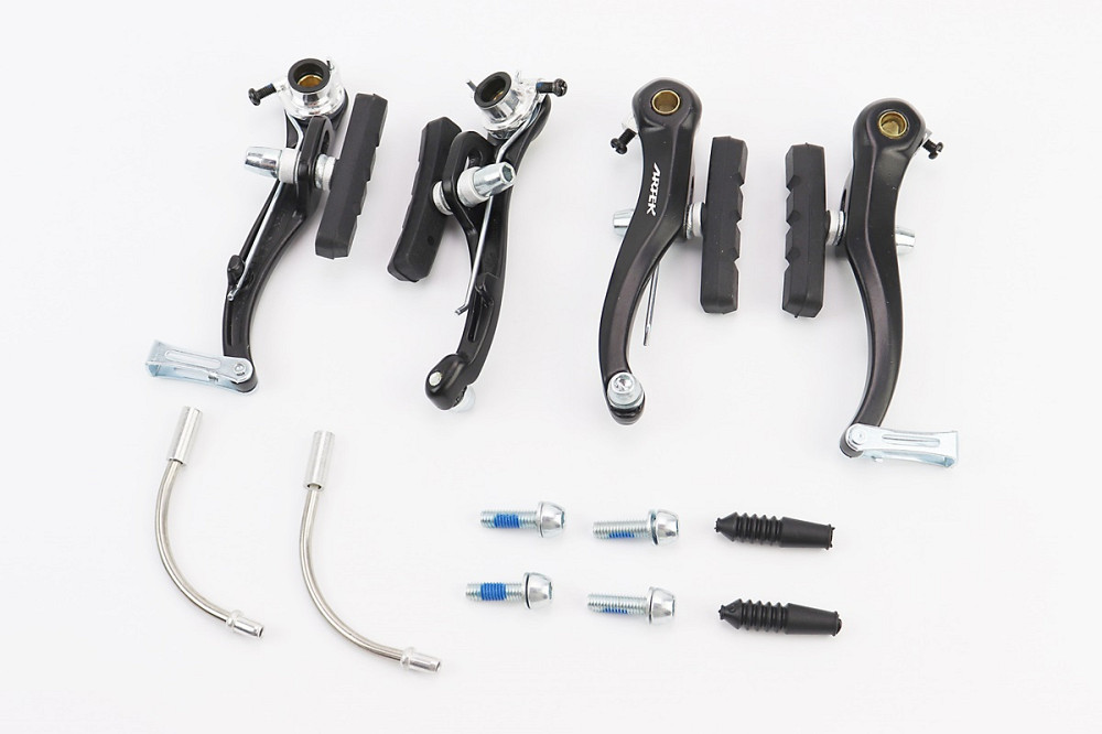 Гальмо V-brake 110мм (2 колеса), алюмінієве, чорне AR-Т210DG Киев - изображение 1