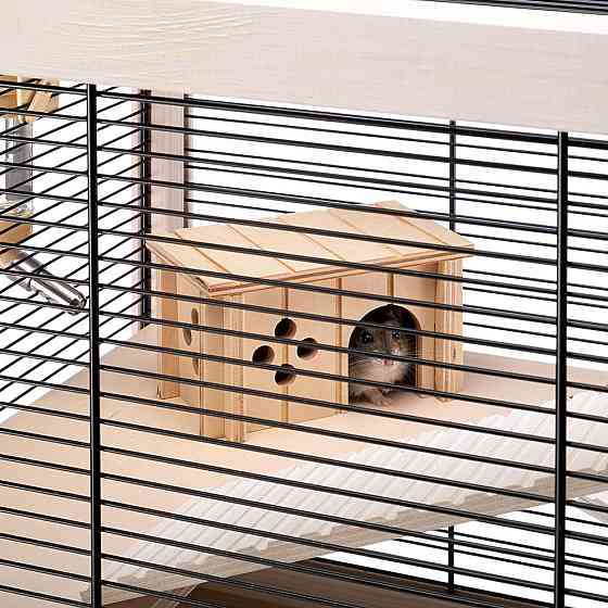 Дерев'яна клітка для хом'яків, щурів і гризунів Ferplast Hamsterville (Ферпласт Хамстервіл) Запоріжжя