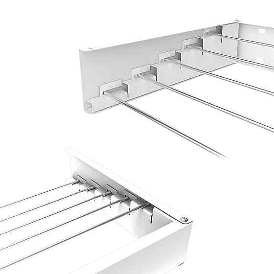 Сушарка для білизни настінна розкладна Navin LinoFlat 80 біла Київ