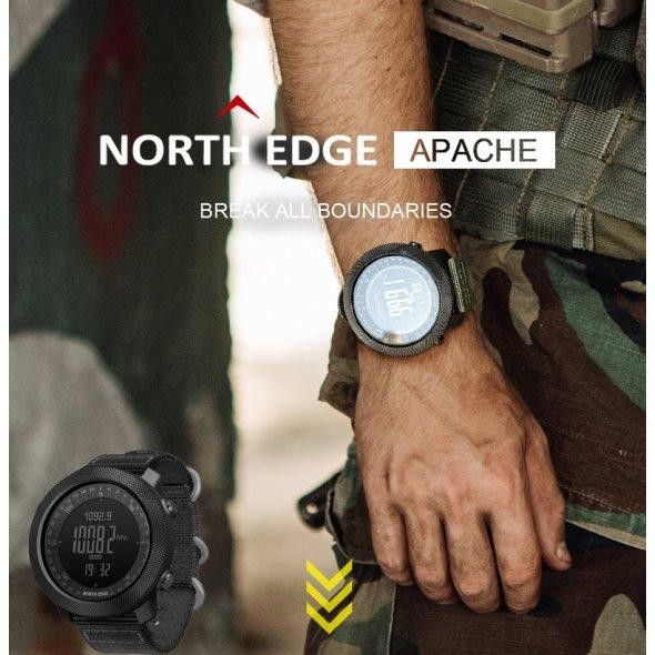 Чоловічий наручний годинник North Edge Apache 5BAR Чорний Вінниця - фото 5