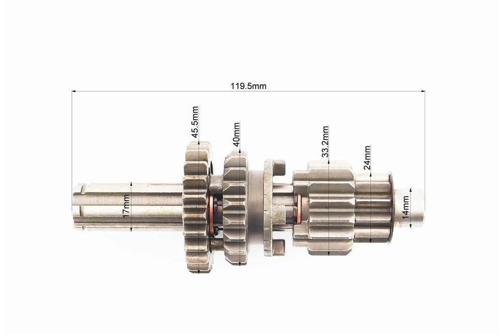 Коробка передач (два вали з шестернями) d-14мм під сепаратор, тип 1 Киев - изображение 4