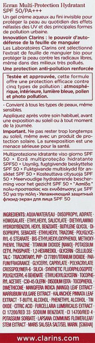 Увлажняющий защитный флюид-экран для лица Clarins UV Plus [5P] Anti-Pollution SPF 50 Rose Славянск - изображение 3