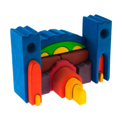 Конструктор Nic деревянный Все в замке синий (NIC523268) Винница - изображение 9