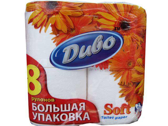 Бумага туалетная  белая (а8) Диво SOFT (1 пачка) Харьков - изображение 1