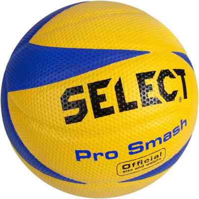 Мяч волейбольный Select Pro Smash Volley New жовто-синій 5 214450-219 (5703543040292) Винница