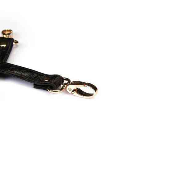 Хрестовина для фіксації Liebe Seele Boudoir Amor Pink Hogtie Black, на карабінах Sex Aura Київ