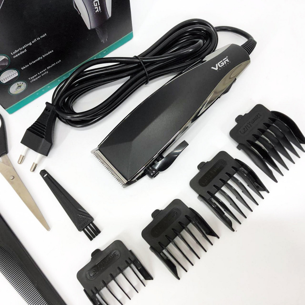 Электрическая машинка для стрижки с насадками VGR, Машинка для стрижки сеть Електромашинка UY-18 Львов - изображение 17