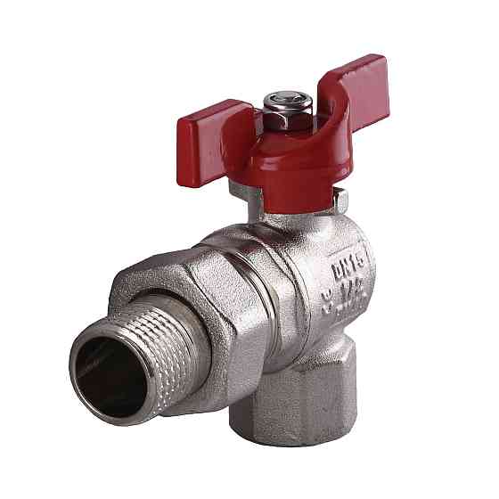 Кран кульовий кутовий з американкою SELBA  1/2″ SL1543 Тернополь