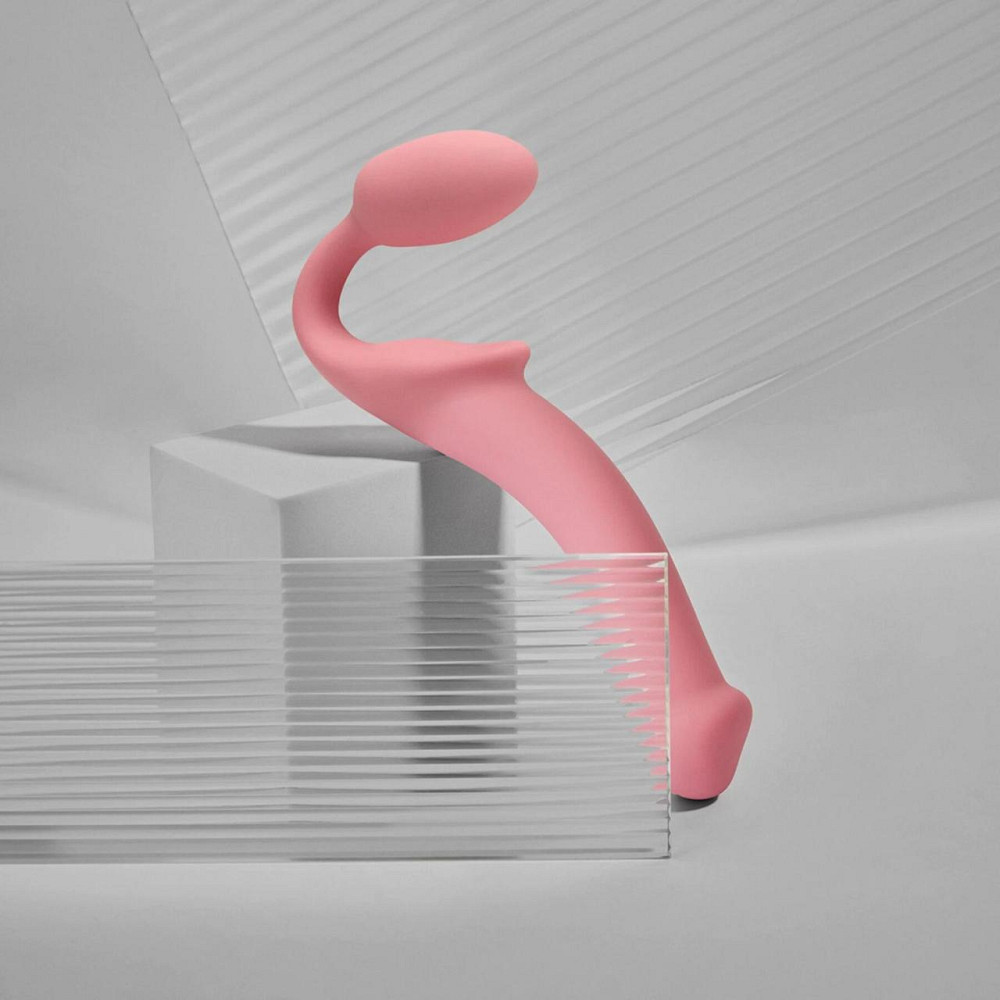 Безремінний страпон Strap-On-Me Rose S, повністю регульований, діаметр 2,7 см Sex Aura Київ - фото 3