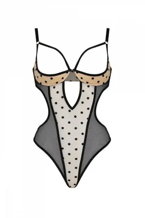 Боді MARINA BODY beige S/M - Passion Львов