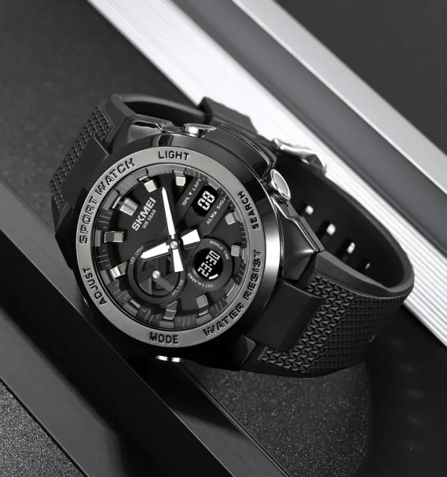 Годинник чоловічий наручний спортивний Skmei 2105 (Чорний) Київ - фото 5