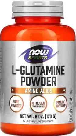 Л-глютамін Now Foods L-Glutamine Powder 170g Київ