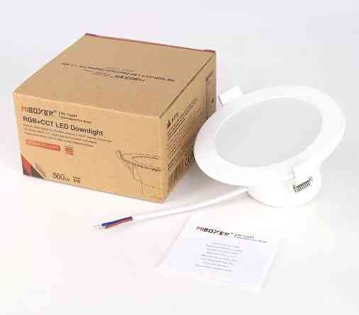 Miboxer Розумний стельовий точковий світильник, білий, 6 Вт, 220В, RGB+2700-6500К, Zigbee IP20 Киев