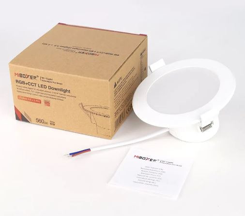 Miboxer Розумний стельовий точковий світильник, білий, 6 Вт, 220В, RGB+2700-6500К, Zigbee IP20 Киев - изображение 3