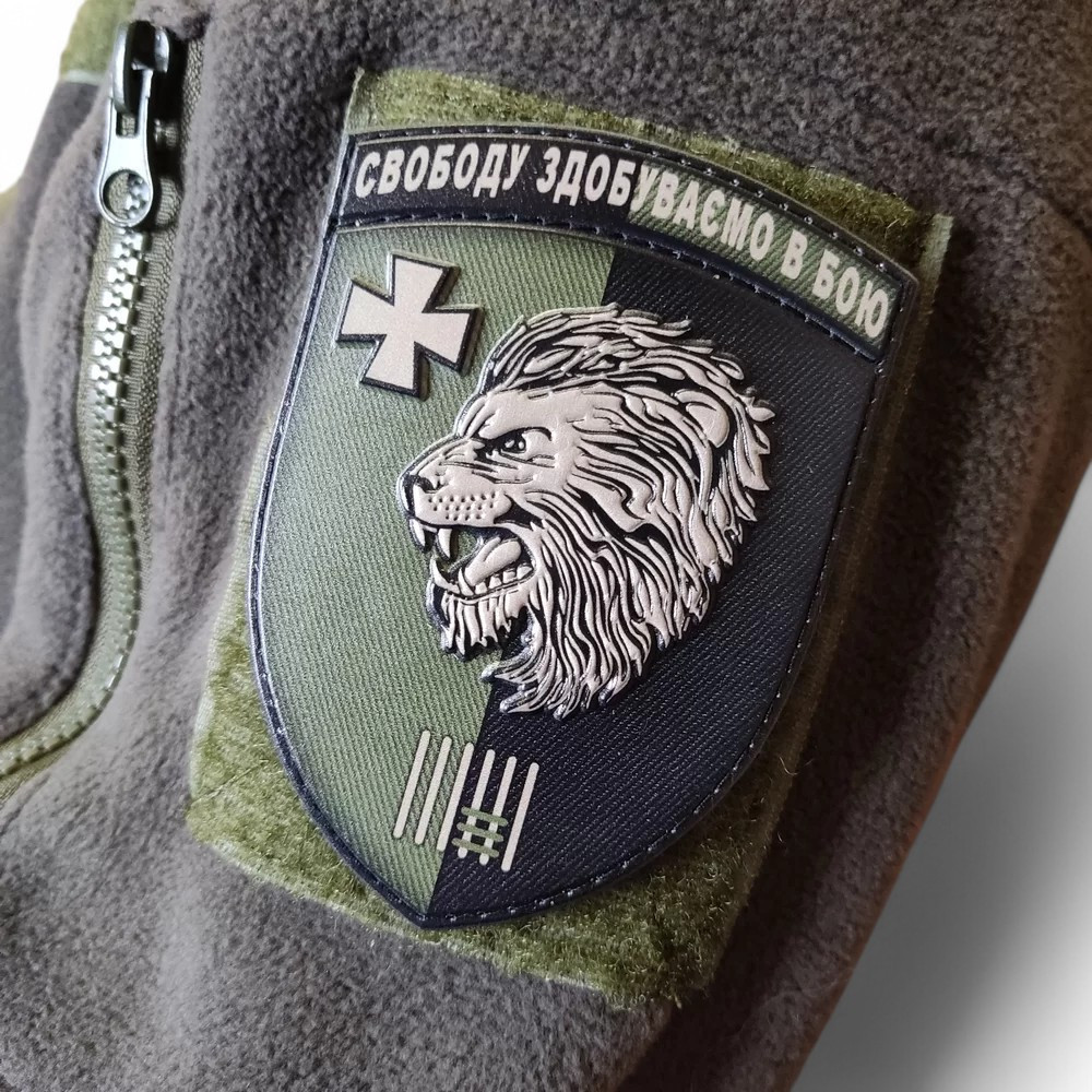 Патч / шеврон ЗСУ 63 окрема механізована бригада Свободу здобуваємо в бою олива Запоріжжя - фото 3