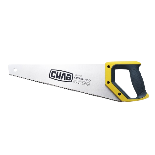 Ножівка по дереву 450мм з пластиковою двокомпонентною ручкою СИЛА Житомир - изображение 1