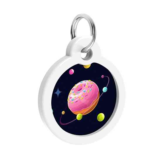 Адресник для собак и кошек металлический WAUDOG Smart ID с QR паспортом, рисунок 