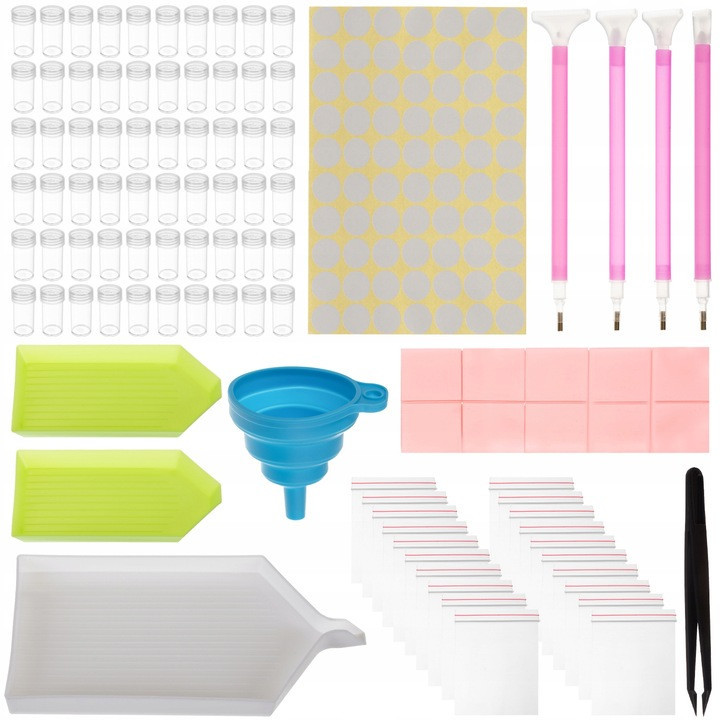 Аксессуары для алмазной живописи в кейсе 100 элементов Malatec (19184) Нововолынск - изображение 4