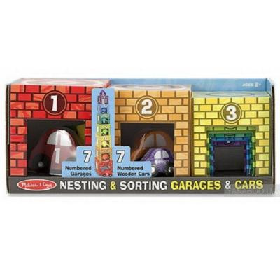 Развивающая игрушка Melissa&Doug Набор блоков-кубов Автомобили и гаражи (MD12435) Винница - изображение 1