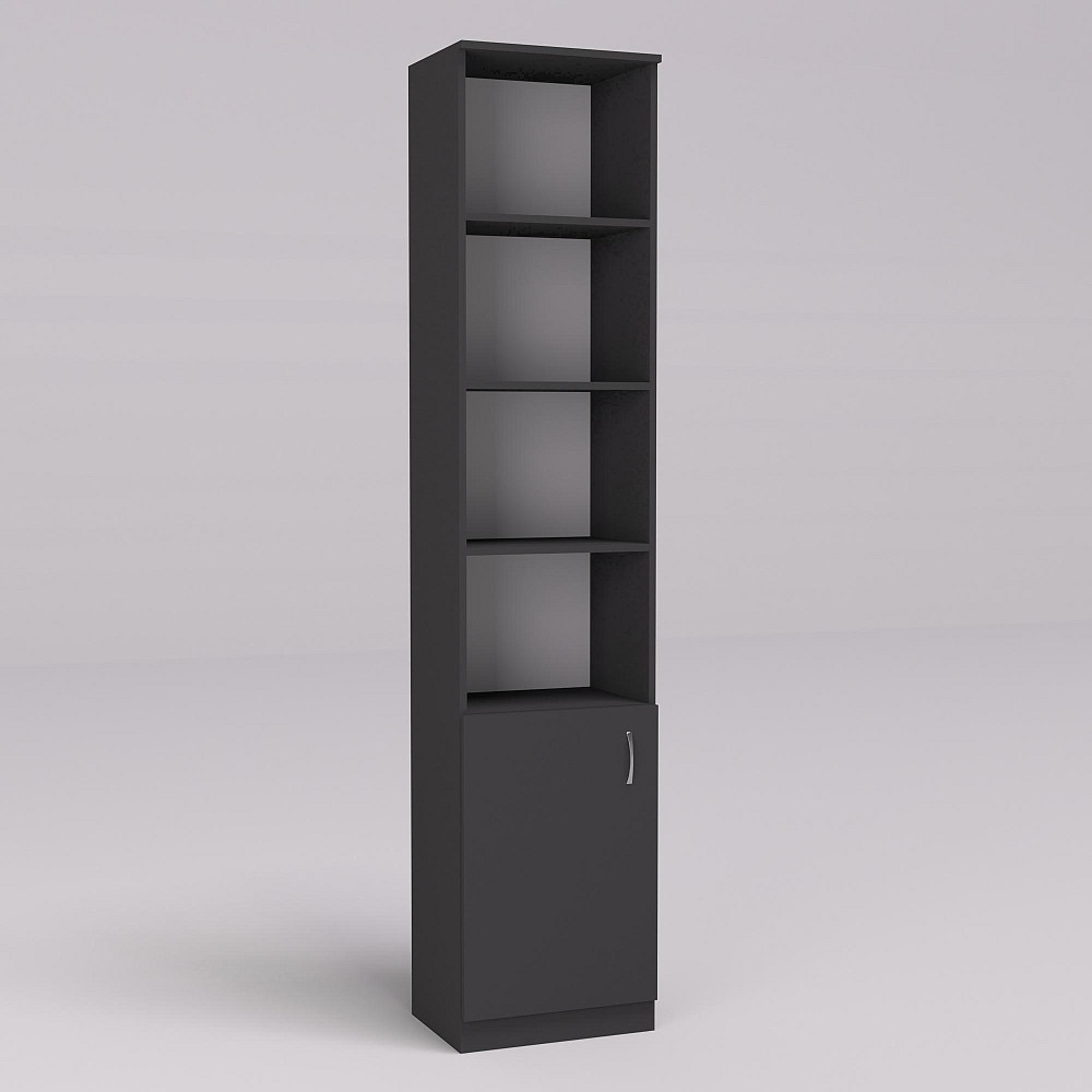 Пенал офисный ОПС-1, Антрацит, 450/320/2100 Львов - изображение 1