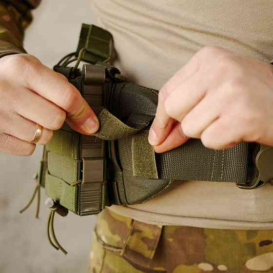 Тактичний розвантажувальний пояс олива ремінь Kiborg R-1 матеріал Cordura Nylon 1000D широкий тактичний пояс рпс     WAR Львів