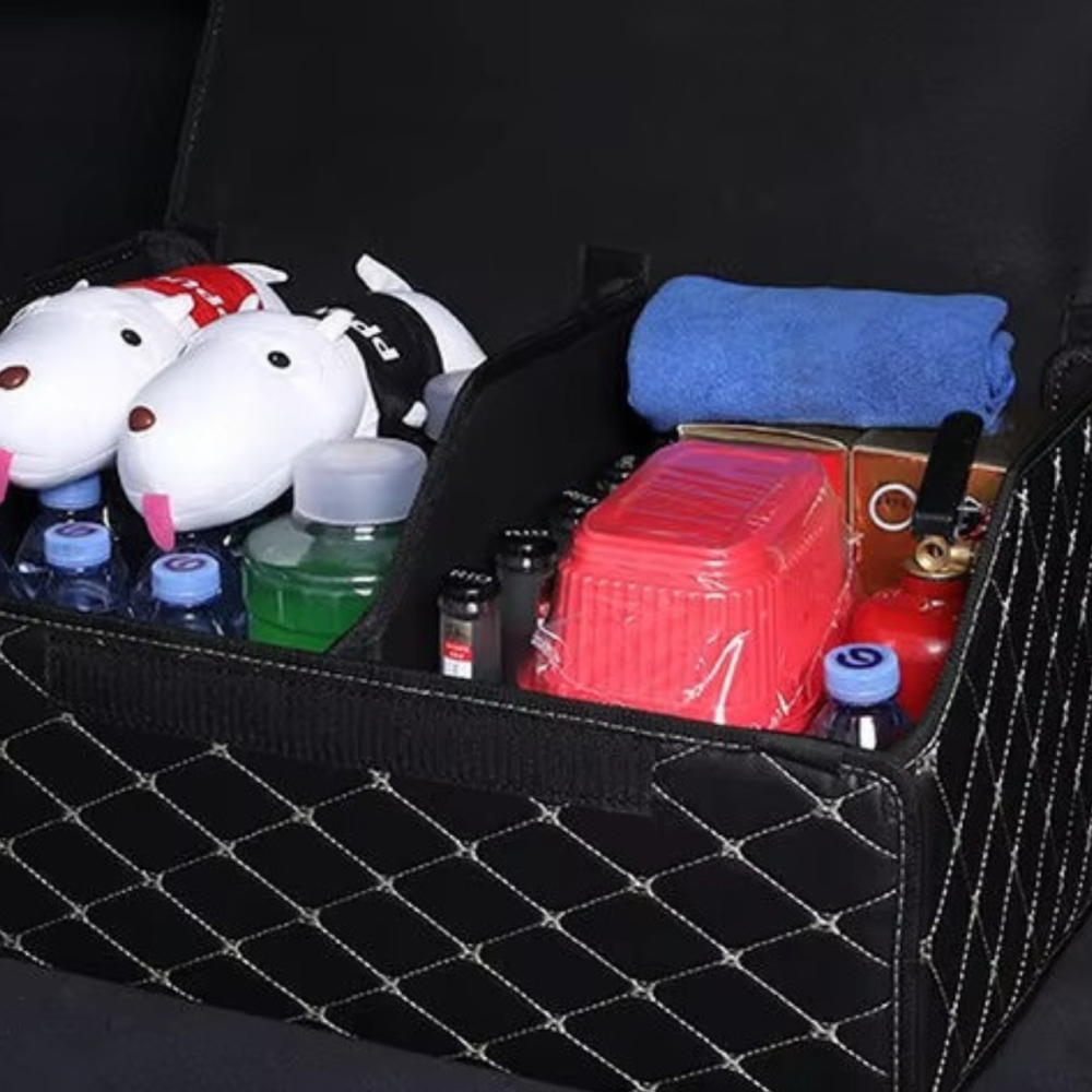 Органайзер-сумка автомобильный в багажник машины саквояж ящик для хранения акссесуаров в авто с ручкой 55х30х30 см (L) Каменец-Подольский - изображение 7