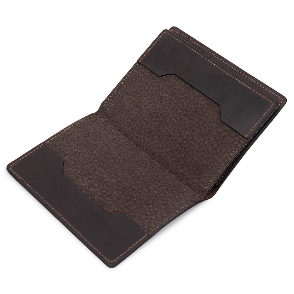 Кожаная винтажная обложка для документов GRANDE PELLE 11537 Коричневый Киев - изображение 10