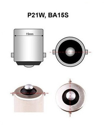 Комплект світлодіодних ламп StarLight LED SL-CB7 CANBUS PR21W BA15S RED 12V Харків - фото 9