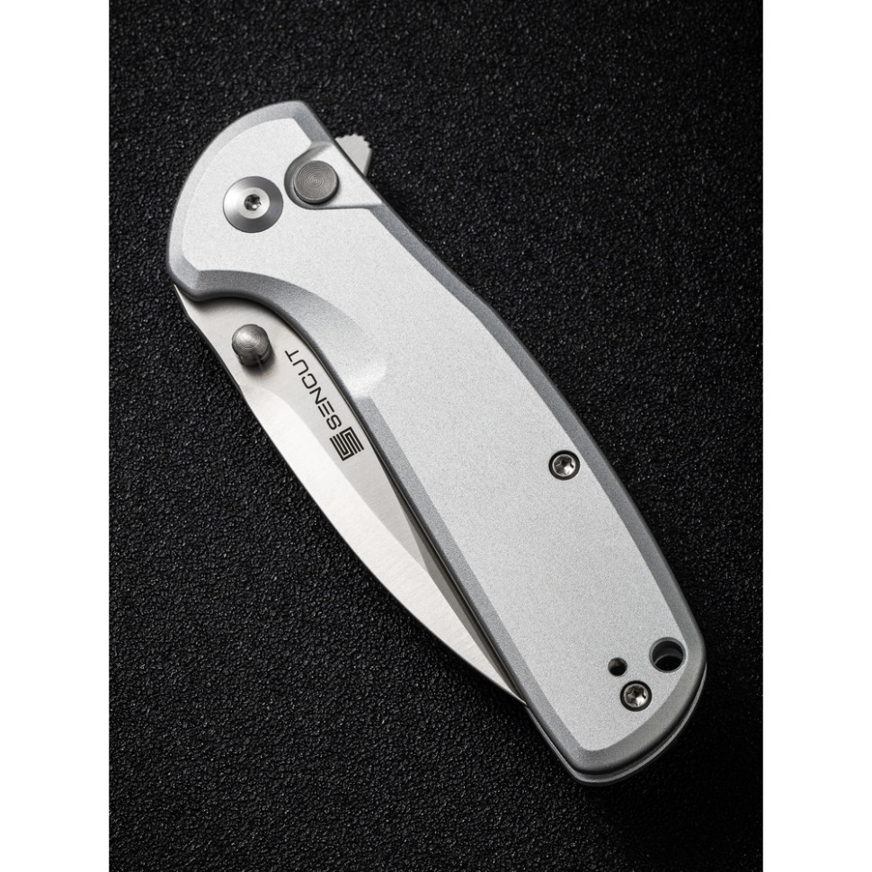 Ніж складаний кишеньковий Sencut ArcBlast, (7.6 см) 9Cr18MoV / Aluminum сірий Киев - изображение 11