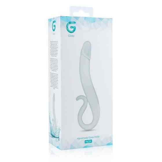 Скляний дилдо Gildo Glass Dildo No. 14, реалістична головка Sex Aura Київ