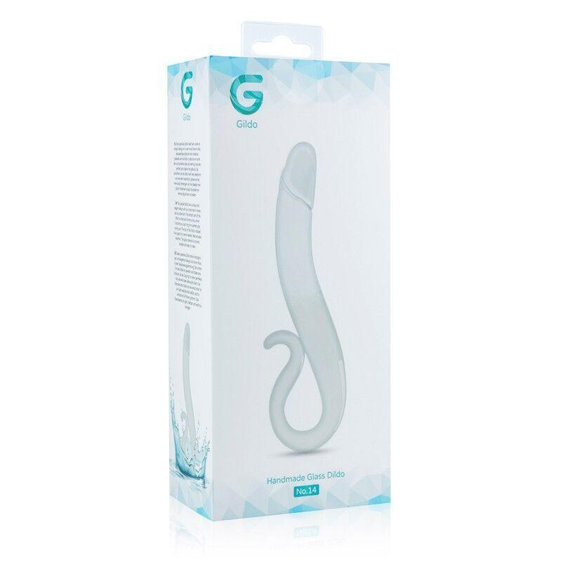 Скляний дилдо Gildo Glass Dildo No. 14, реалістична головка Sex Aura Київ - фото 4