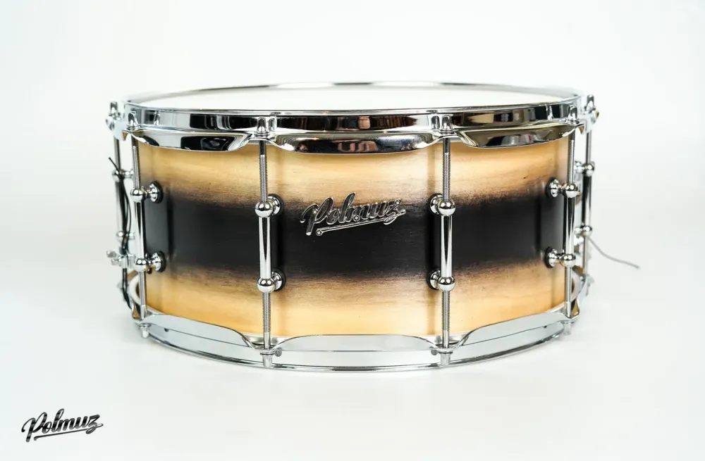 Ударна установка  Polmuz model 1 Maple 14x6,5 Black Natural Fade made in Poland Київ - фото 1