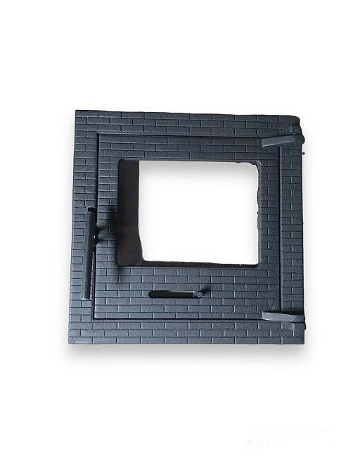 Дверца чугунная топочная каминная 