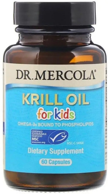 Масло криля для дітей (омега 3) Dr. Mercola  Krill Oil 60 капс Київ - фото 1